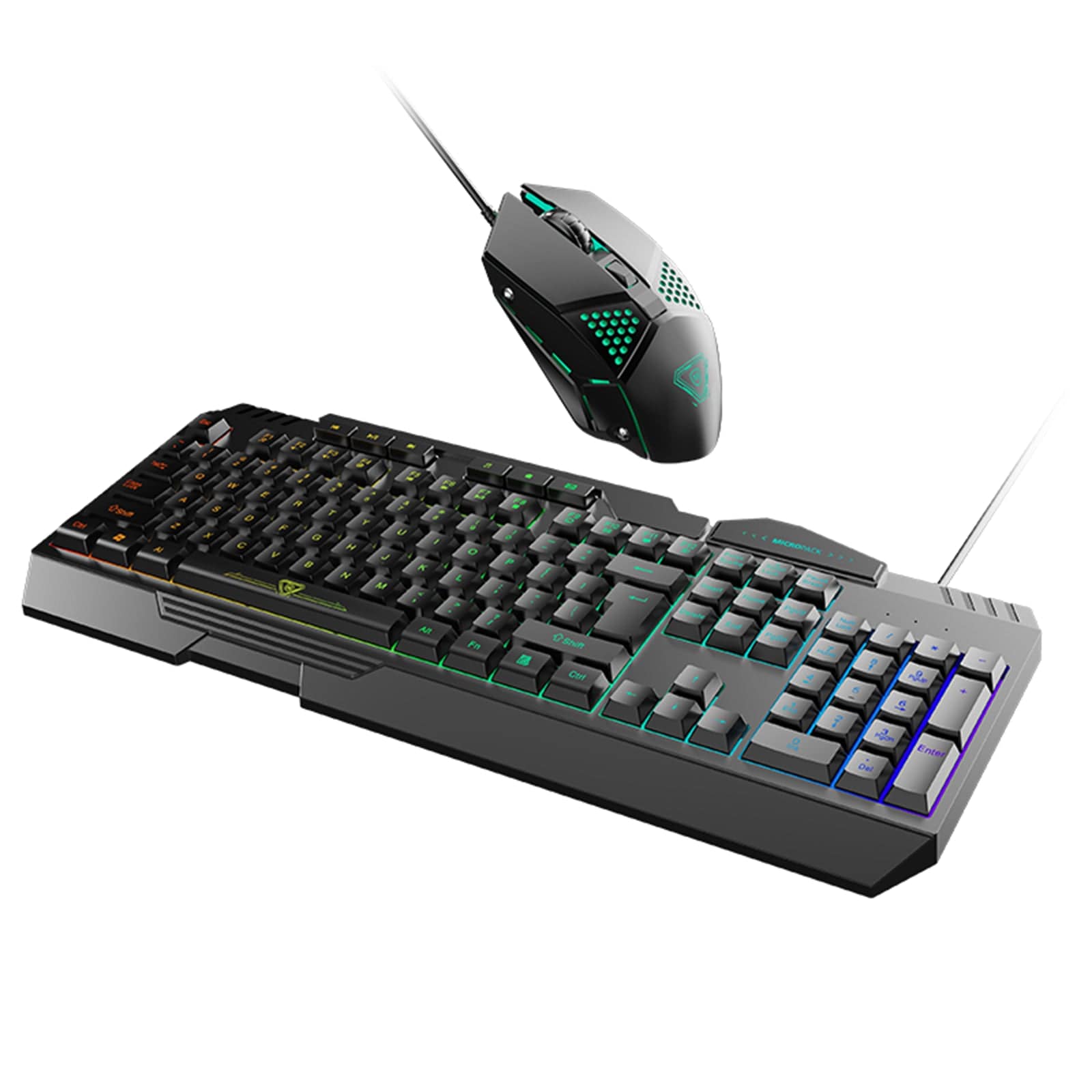 Mouse Keyboard 2 In 1 Backlight Gaming Breathing LED Combo for PC Laptop