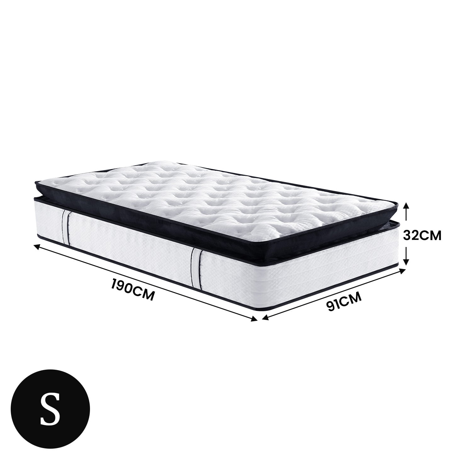 Single Mattress Euro Top Comfort