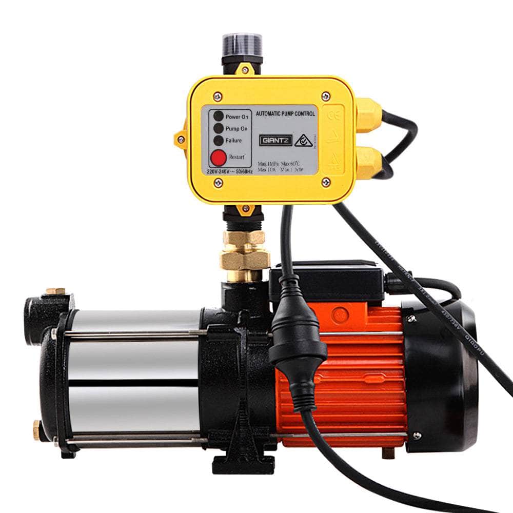 Multi Stage High Pressure Water Pump Garden Farm Rain Tank Irrigation