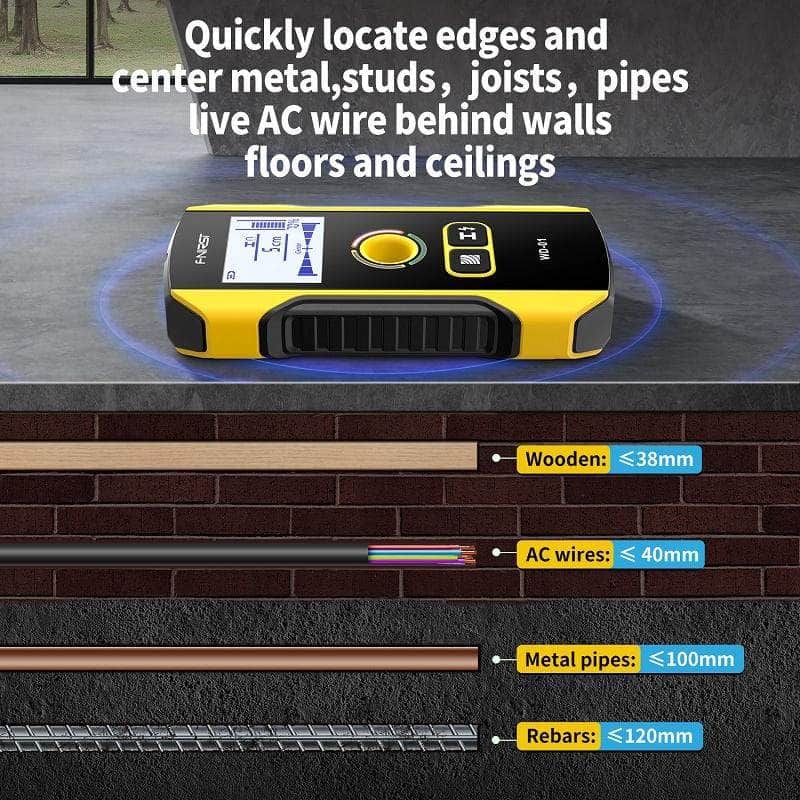 Multifunctional Wall Wire Detector - Load-Bearing Scanner