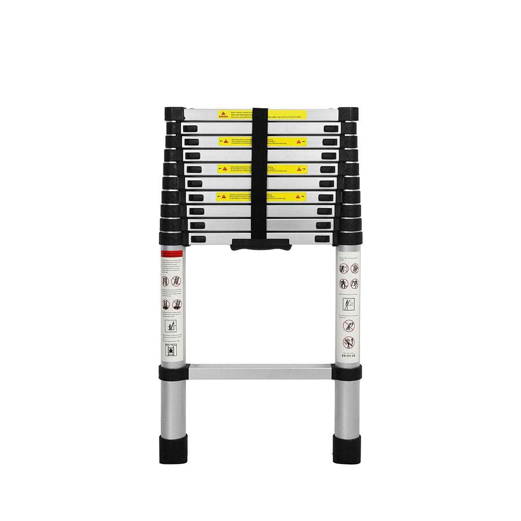 Multipurpose Ladder Telescopic 3.2M Silver