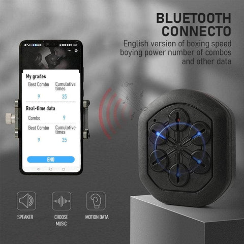 Electronic Boxing Wall Target Glove With Music Training