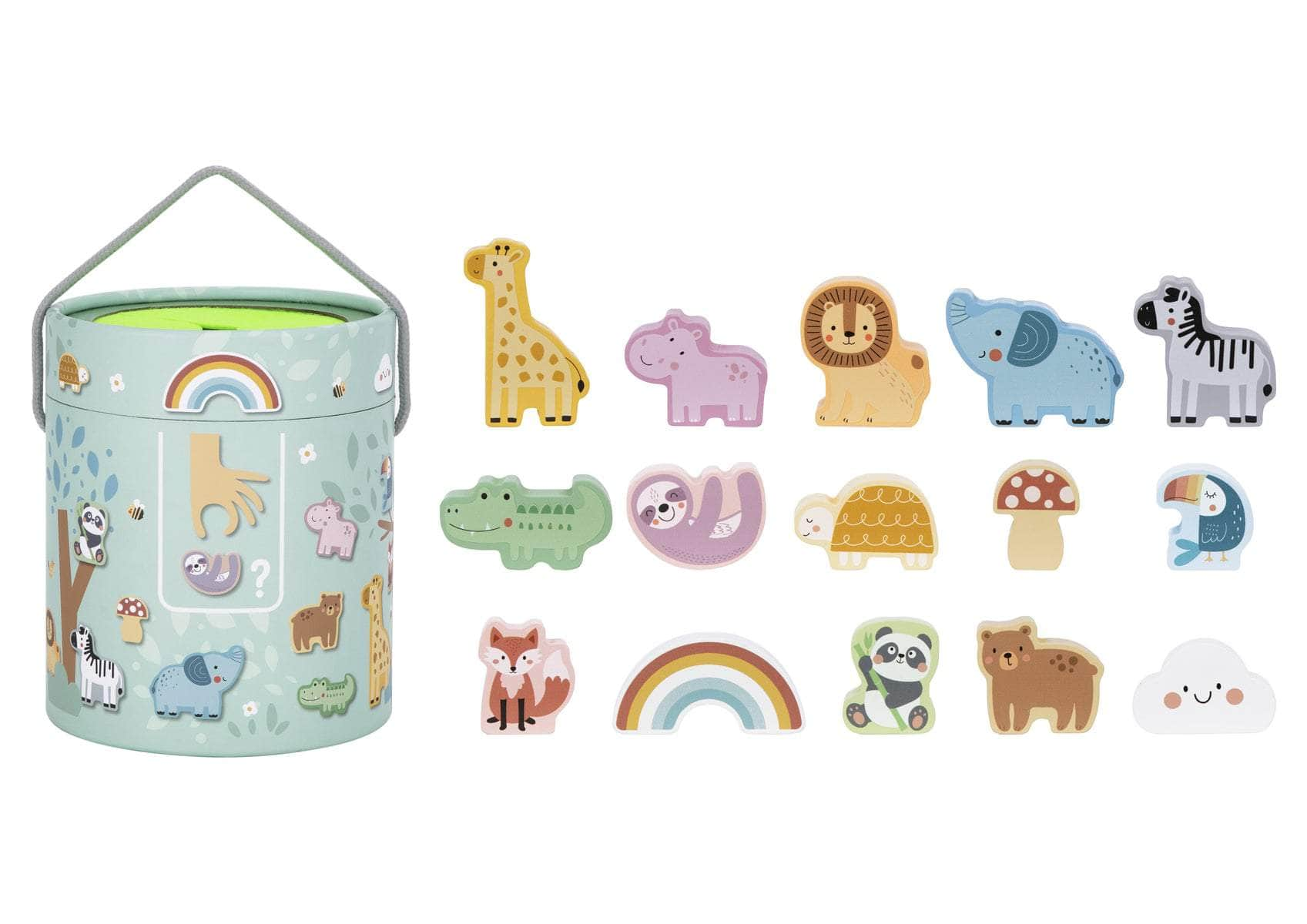 My Forest Friends Animal Touch And Match Mystery Bucket