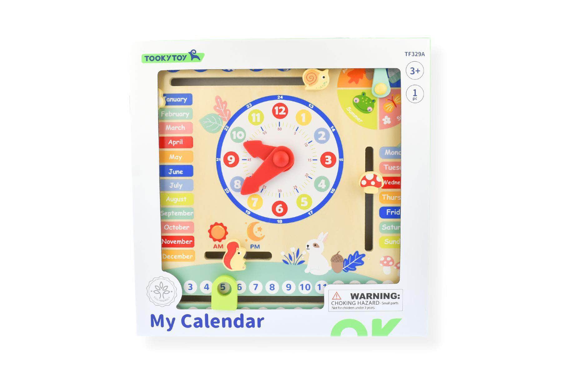 My Forest Friends Calendar With Adjustable Tabs