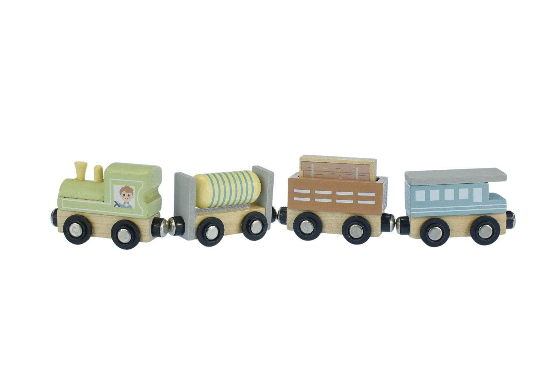 My Forest Friends Wooden Train & Carriage Set