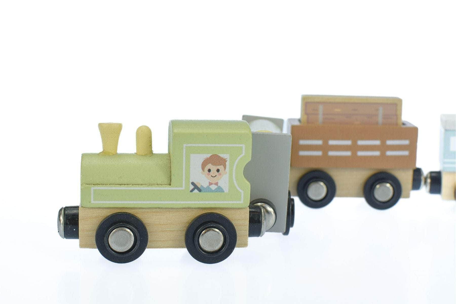 My Forest Friends Wooden Train & Carriage Set