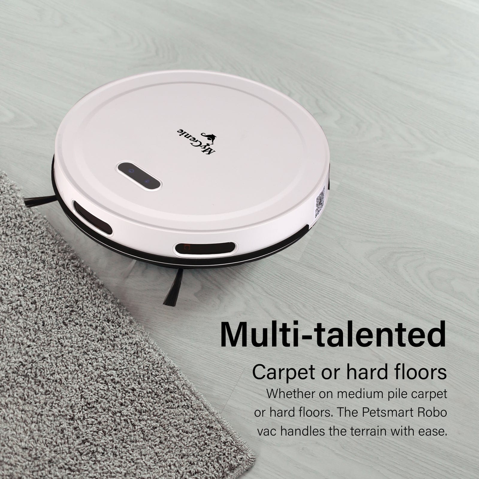 idh - MyGenie Smart Robotic Vacuum Cleaner - White