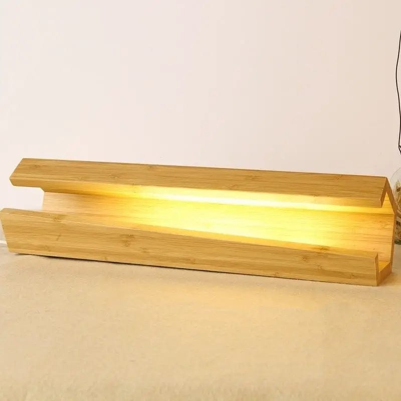 Natural Bamboo Bedside Lamp: Nordic Eco-Friendly, Dimmable and Decorative Art Lamp with Sleep Function for Bedroom and Lactation