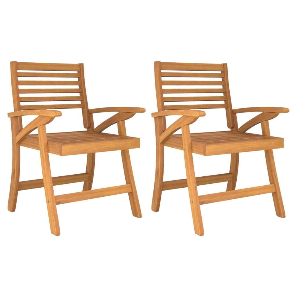 Natural Elegance 2/3-Piece Solid Wood Acacia Garden Chairs