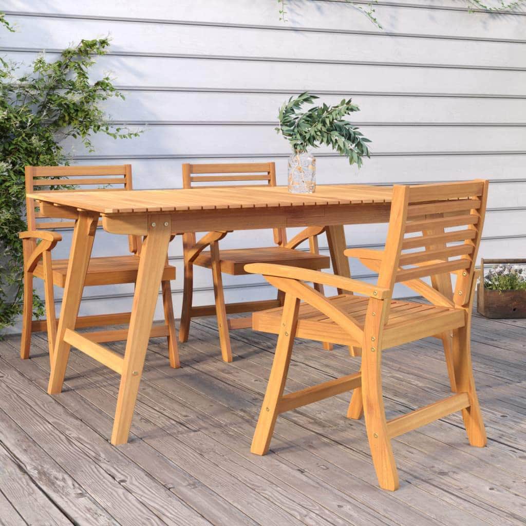 Natural Elegance 2/3-Piece Solid Wood Acacia Garden Chairs