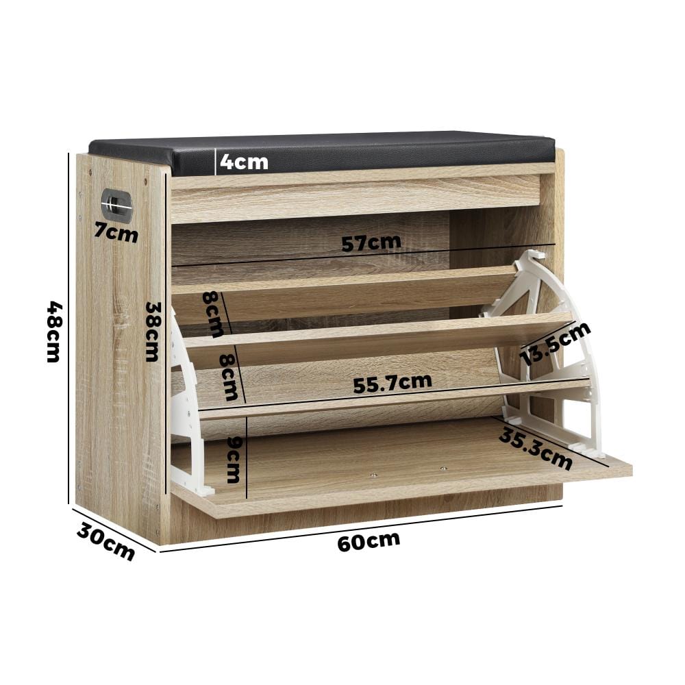 Natural Furniture: Organise Your Shoes with this Storage Cupboard Shelf