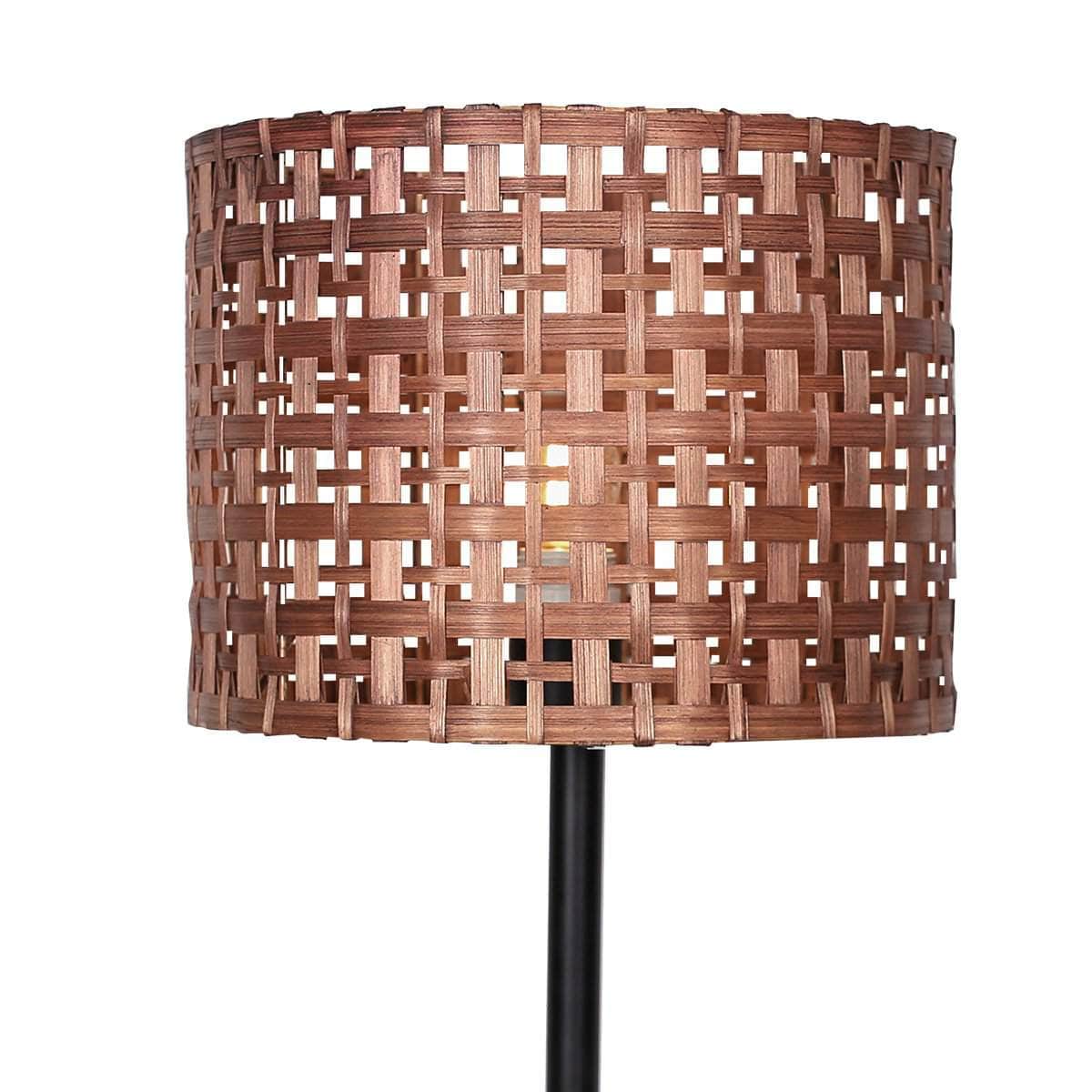 Natural Glow Rattan Desk Lamp
