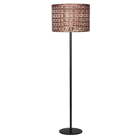 Natural Harmony Rattan Floor Lamp