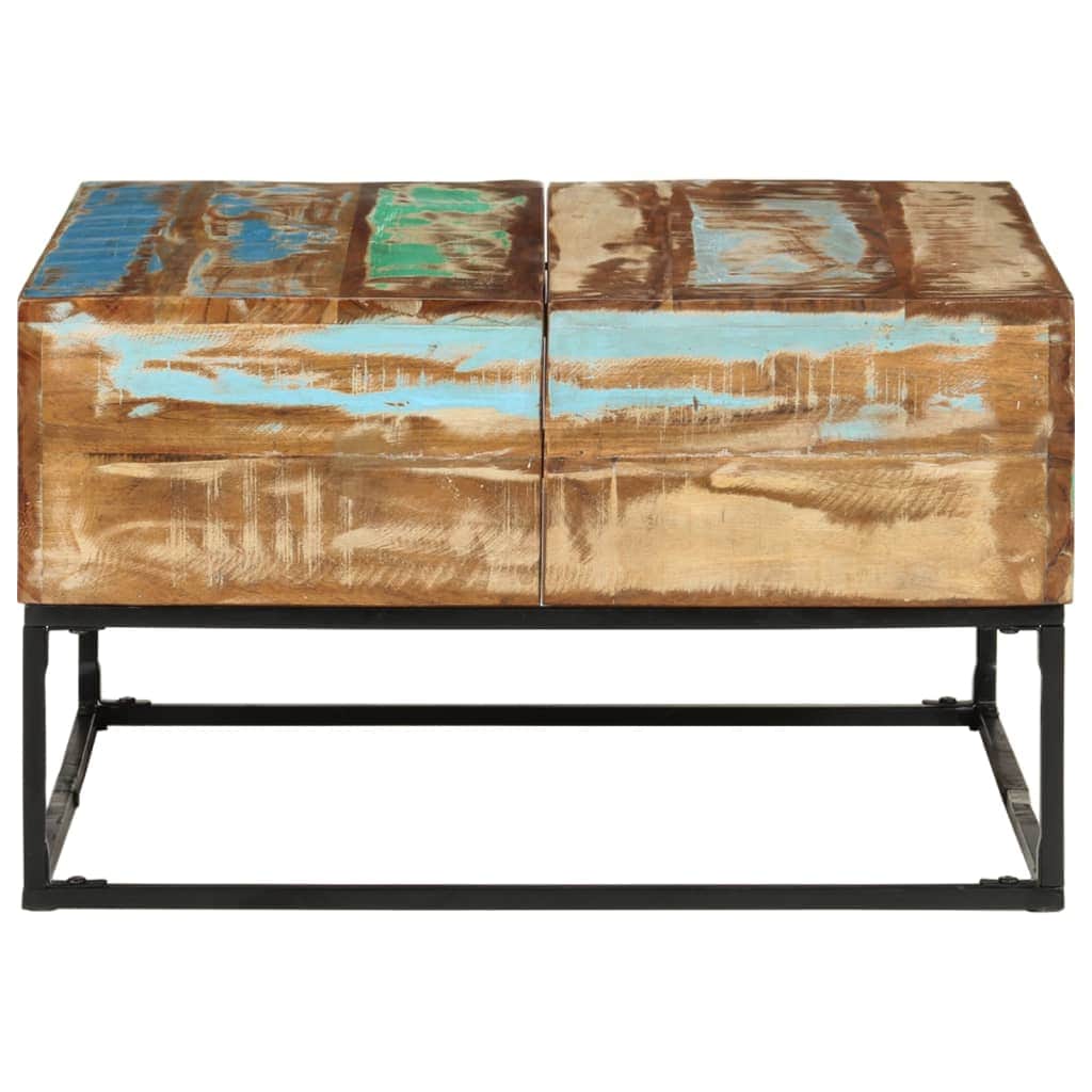 Nature's Legacy: Handcrafted Solid Wood Coffee Table"