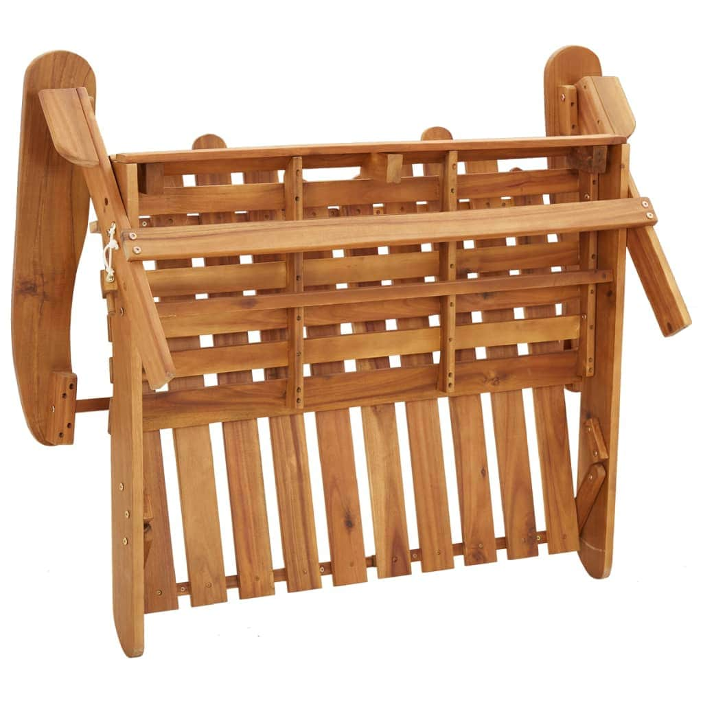 Nature's Rest: Acacia Wood Garden Bench with Cushions (126 cm)