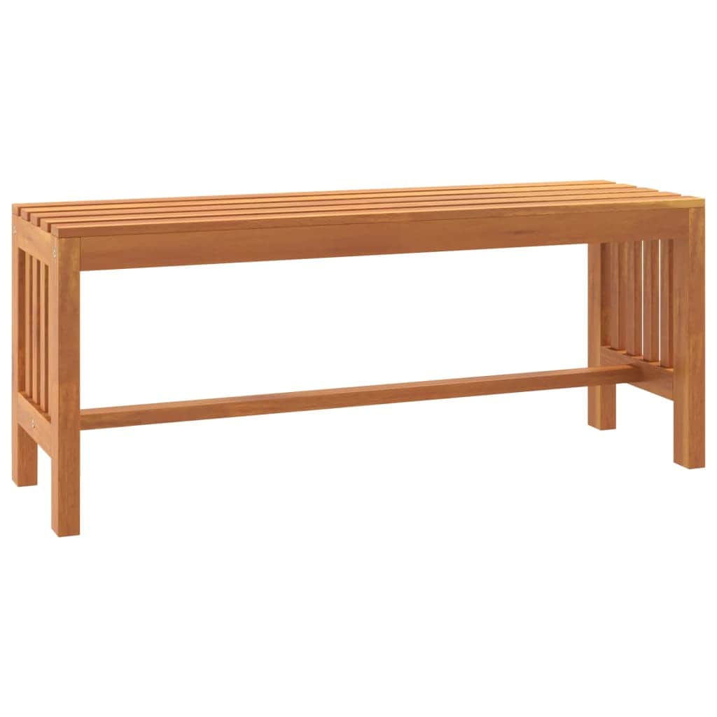 Nature's Retreat: Solid Wood Eucalyptus Garden Bench