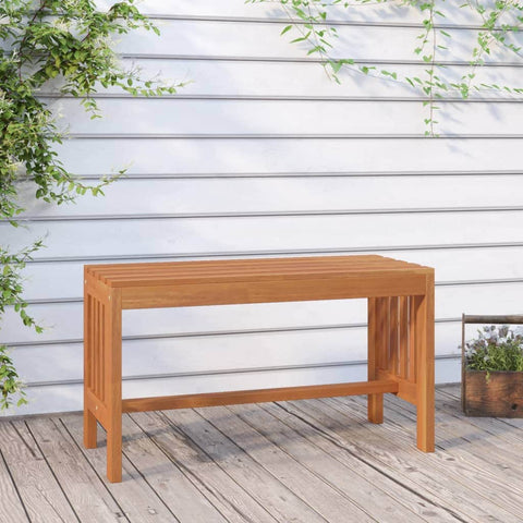 Nature's Retreat: Solid Wood Eucalyptus Garden Bench