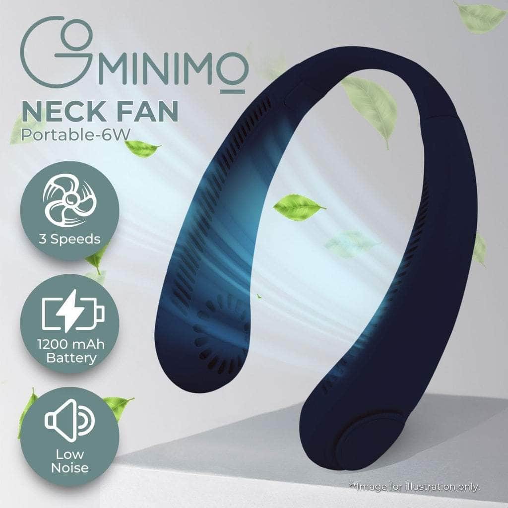 Neck Fan White/Pink/Green/Blue