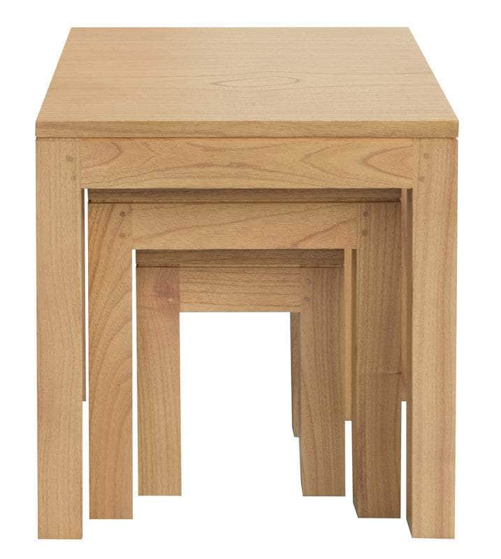 Nest Of Table Set Of 3 Chocolate/Natural