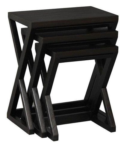 Nest Of Tables - Set Of 3 (Chocolate)