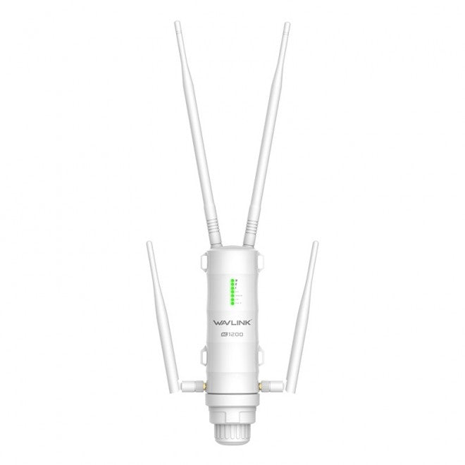 WAVLINK AC1200 High Power Outdoor Gigabit Wi-Fi Range Extender (Aerial HD4) - Bridges & Routers
