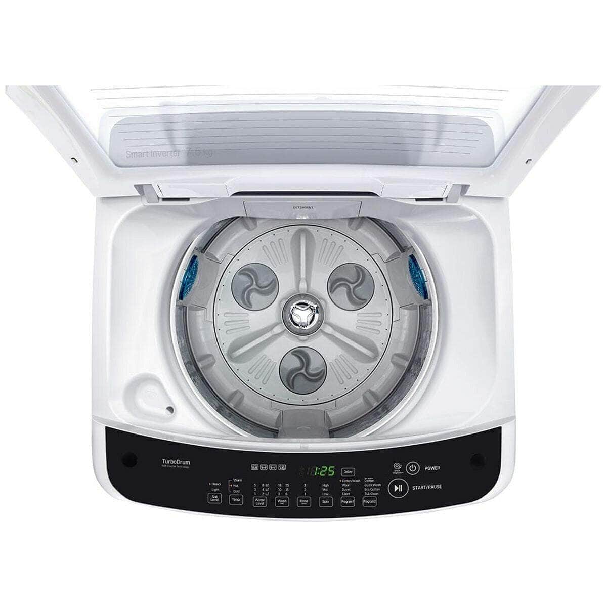 NEW LG 7.5Kg Top Load Washing Machine with Smart Inverter Control WTG7520