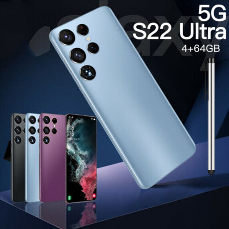 New s22 Ultra 6.7" HD Smart Phone 6800mAh  (12 4GB+64GB)