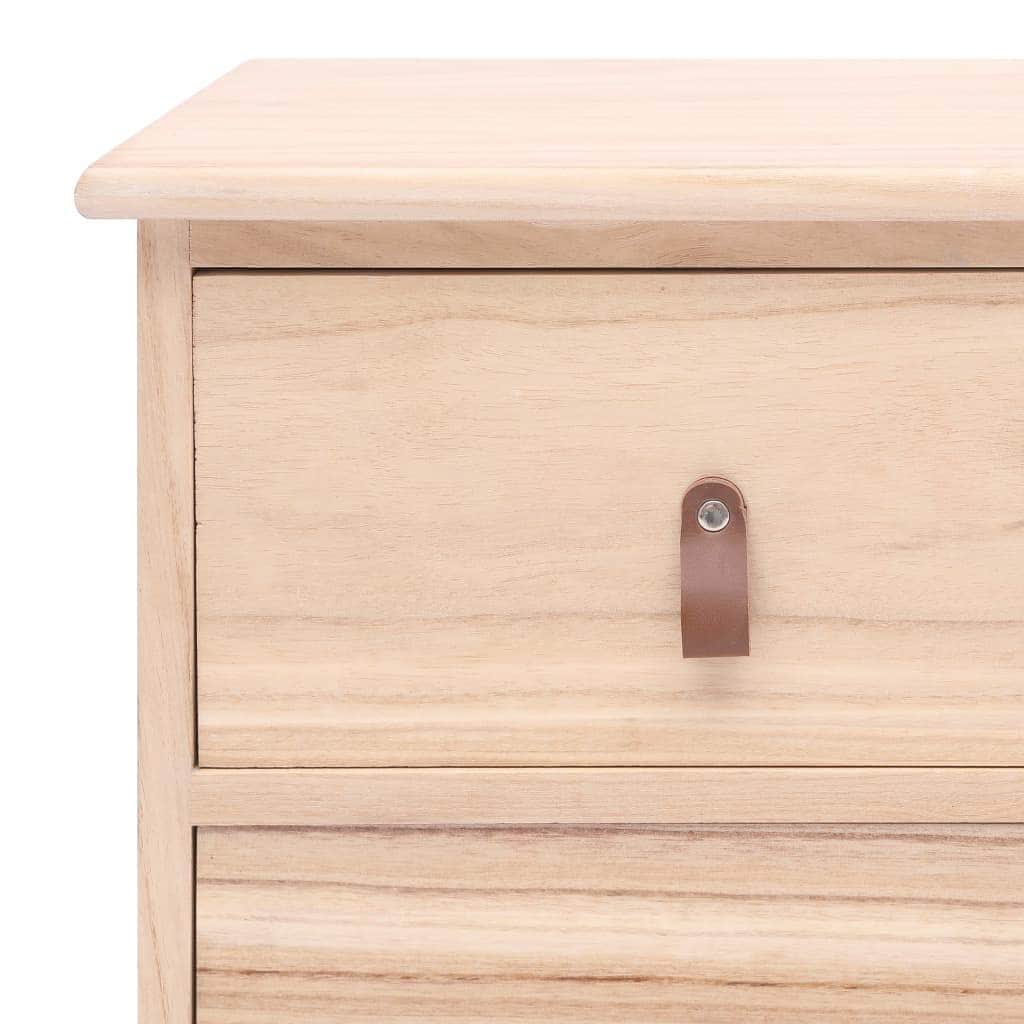 Nightstand Paulownia Wood - Simple deals