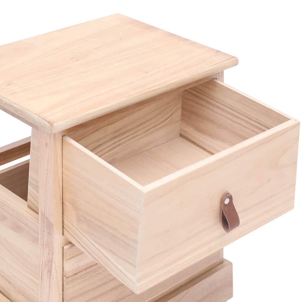 Nightstand Paulownia Wood - Simple deals
