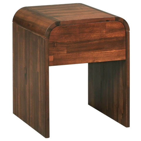 Nightstand Solid Acacia Wood