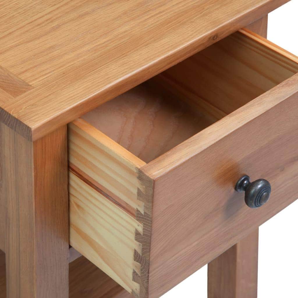 Nightstand Solid Oak Wood