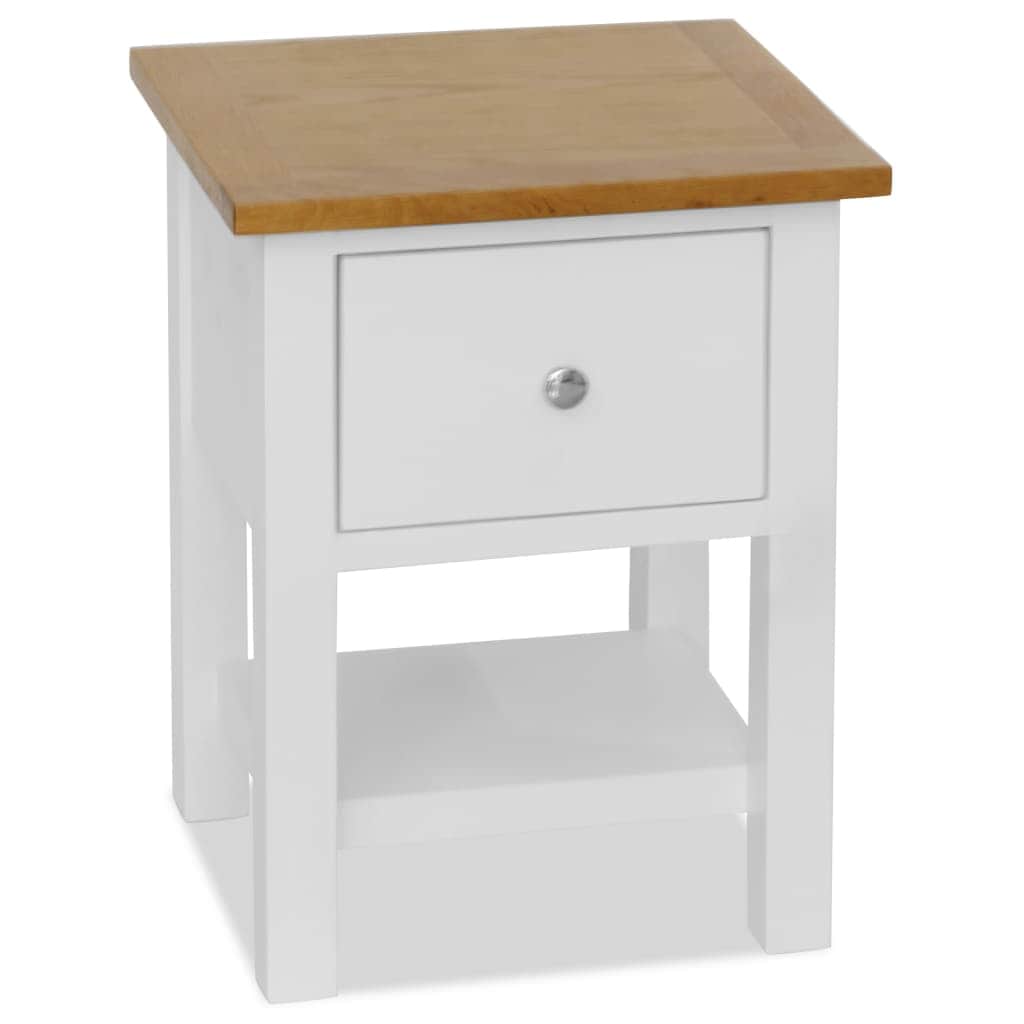 Nightstand Solid Oak Wood