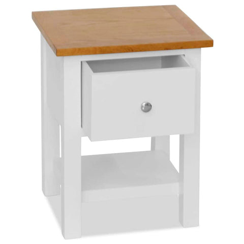 Nightstand Solid Oak Wood