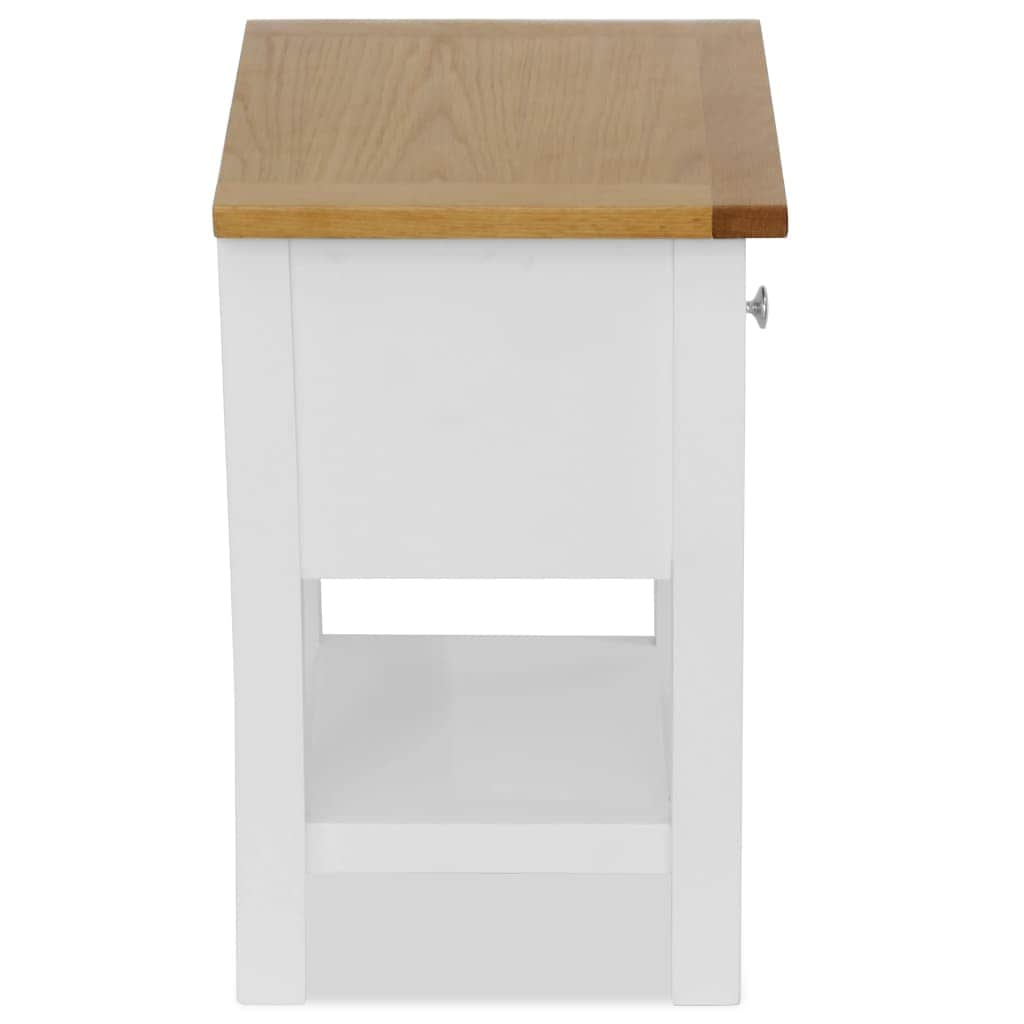 Nightstand Solid Oak Wood