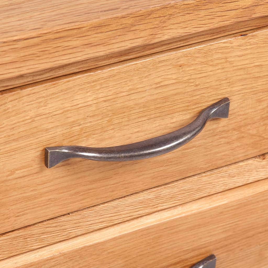 Nightstand With 3 Drawers Oak