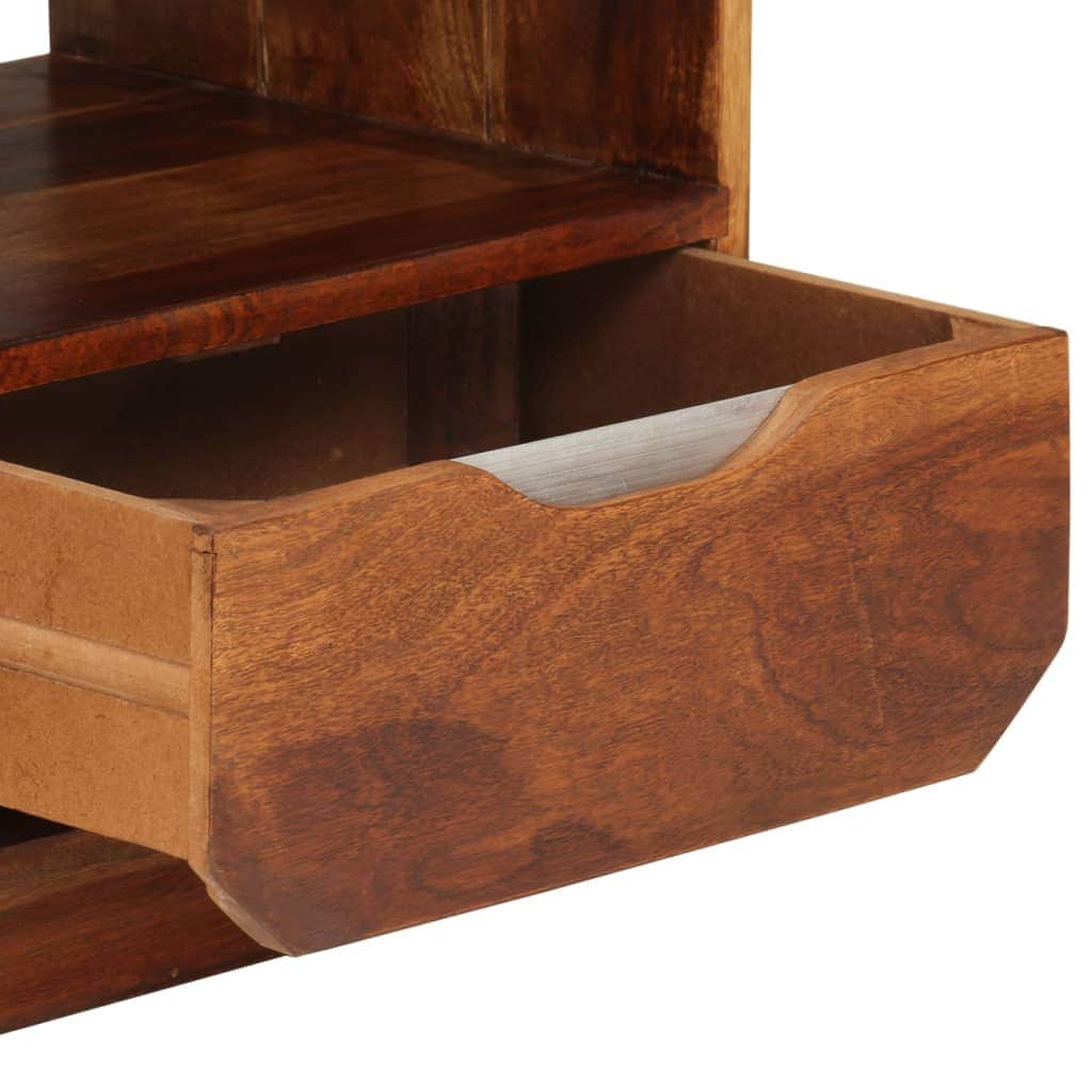 Nightstand with Drawer Solid Sheesham Wood