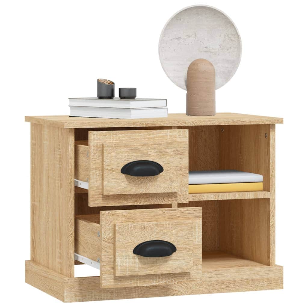 Nocturnal Elegance: Black Bedside Cabinet