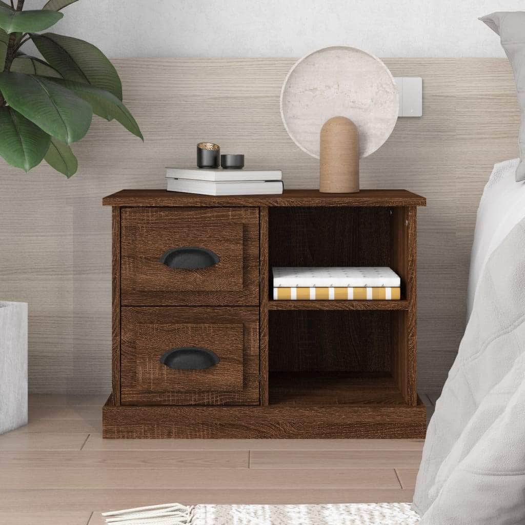 Nocturnal Elegance: Black Bedside Cabinet