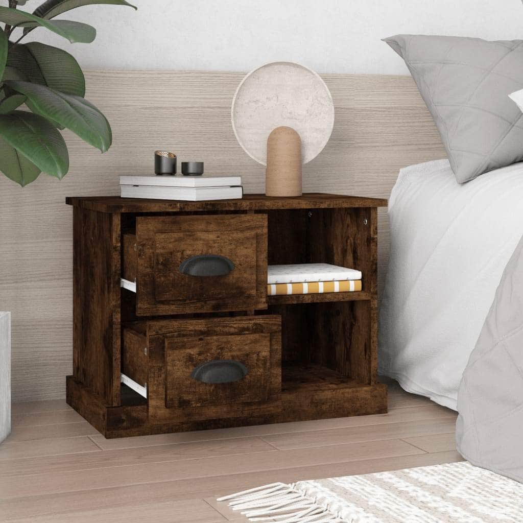 Nocturnal Elegance: Black Bedside Cabinet