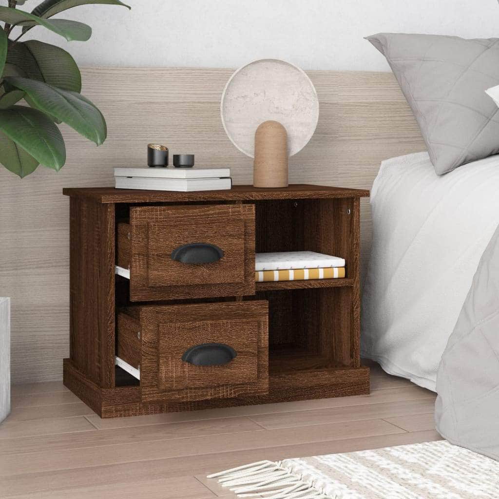 Nocturnal Elegance: Black Bedside Cabinet