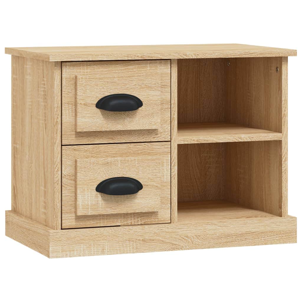 Nocturnal Elegance: Black Bedside Cabinet