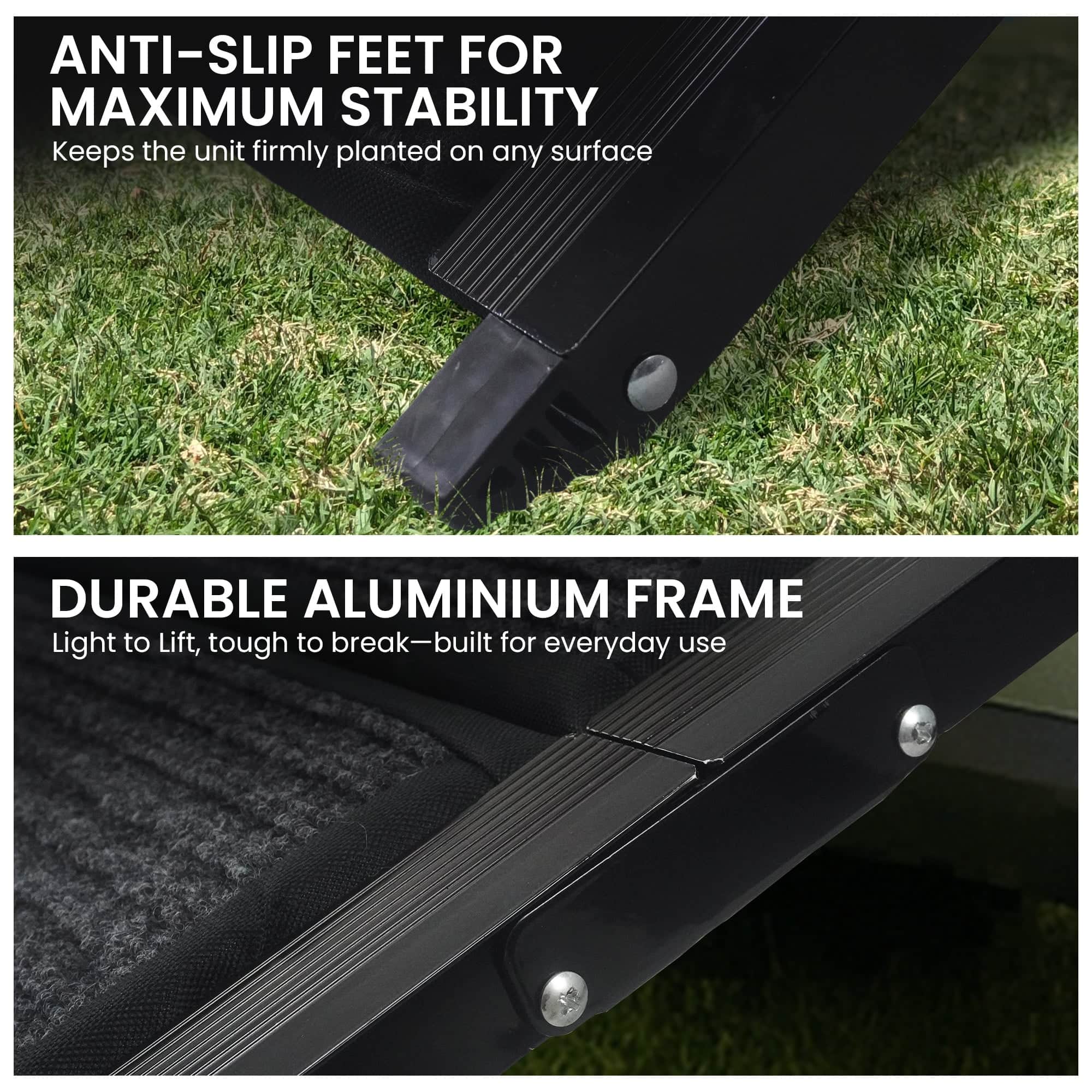 Non-Slip Folding Aluminium Dog Ramp Pet Stairs for Cars & Marine Use - photo 6