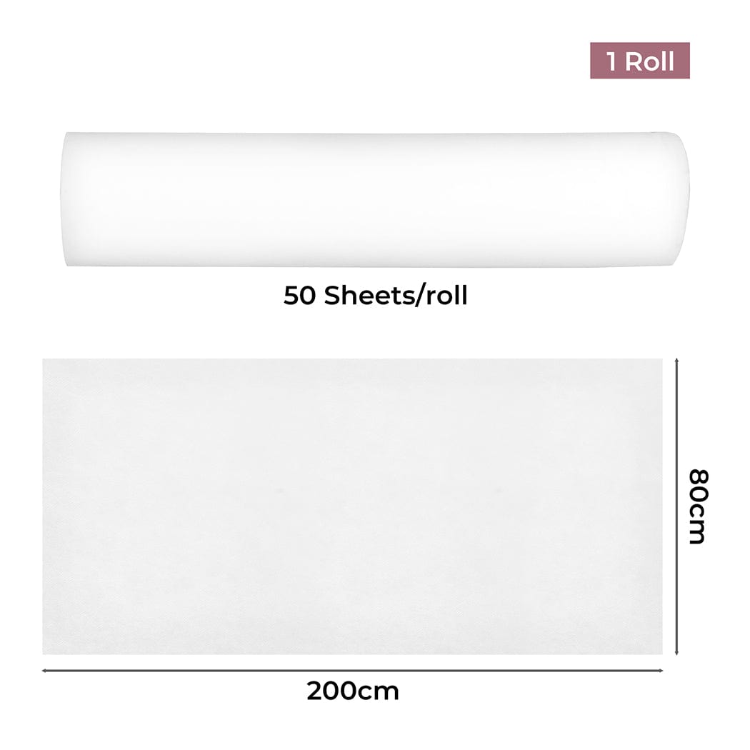 Non-woven Massage Beauty SPA Salon Table Cover - Pack of 50 Disposable Sheets