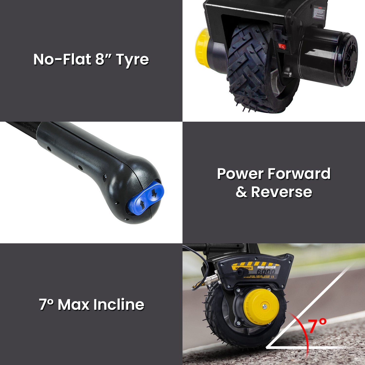 Electric Jockey Wheel 12V double