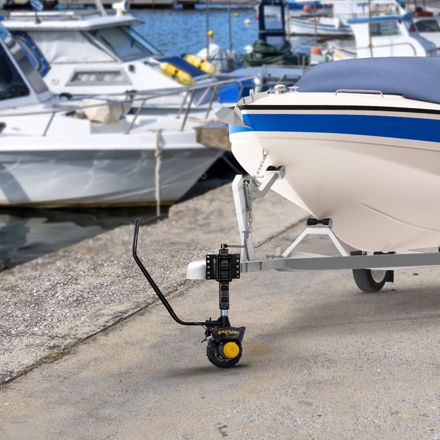Electric Jockey Wheel 12V double
