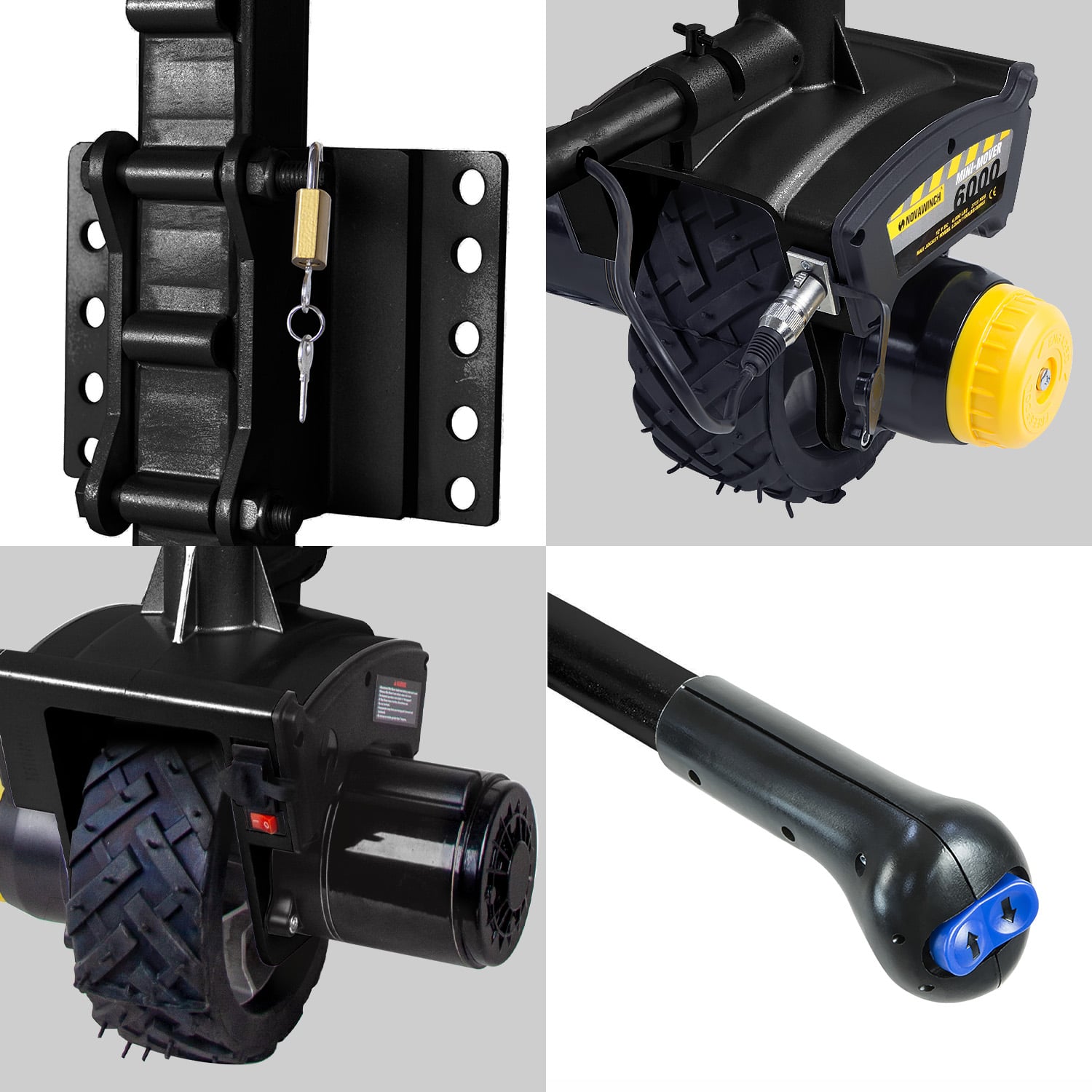 Electric Jockey Wheel 12V double