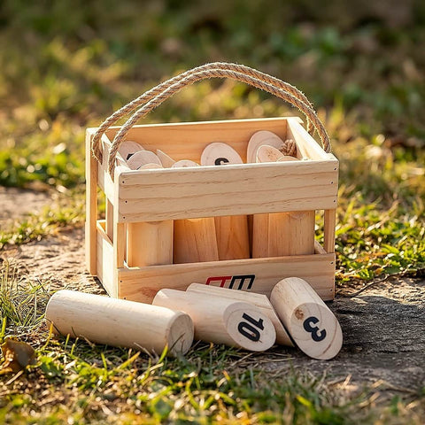 Number Toss Wooden Outdoor Games Set