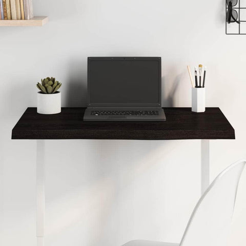 Oak Infusion: Dark Grey Treated Solid Wood Table Top