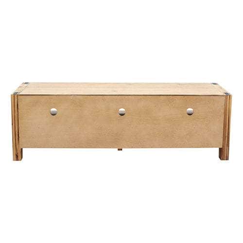 Oak Tv Cabinet With 3 Drawers And Shelf