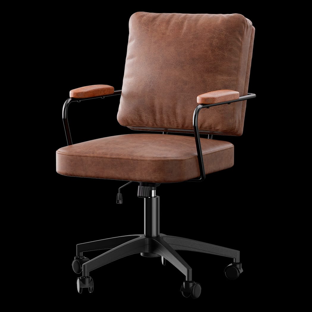 Levede Office Chair Executive Leather Arm Chair | Simpledeals